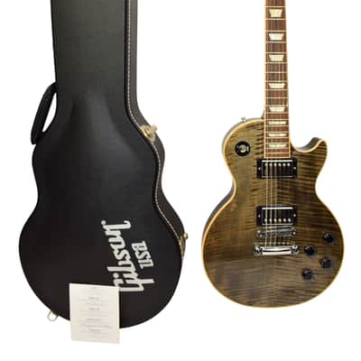 2011 Gibson Chad Kroeger "Blackwater" Les Paul LTD Electric Guitar, Trans Black w/ Case image 1