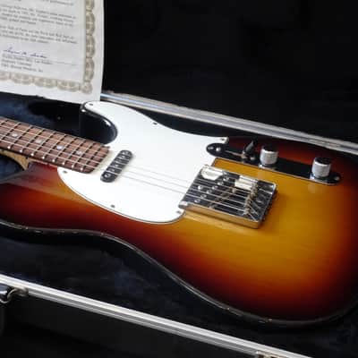 G&L USA Made Asat Classic Telecaster AAA Flamed Maple Neck Signed COA & Case image 2