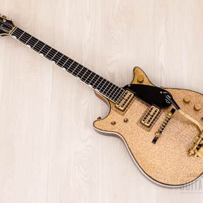 1962 Gretsch Champagne Sparkle Jet Double Cutaway 6129T w/ Burns Vibrato, Case image 13