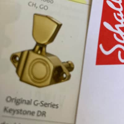 NOS-Schaller Original G-Series Gibson Big Jazz Keystone 24k  Gold Plated-Gibson L-5, Super 400, Byrdland others… image 8