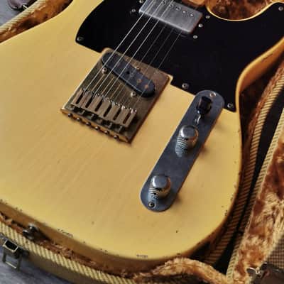 Immagine Fender Telecaster Keith Richards Custom Shop ''Micawber'' Tribute Tele Brass Bridge Rare Find - 6