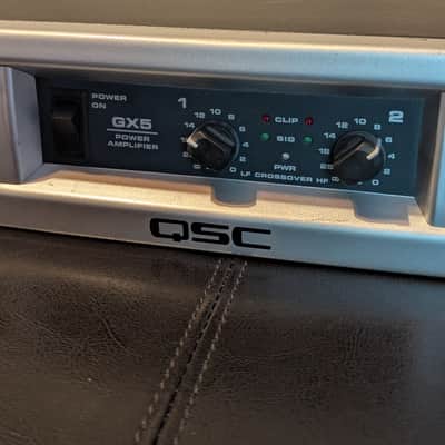 QSC GX5 2-Channel Power Amplifier 2010s - Silver image 2