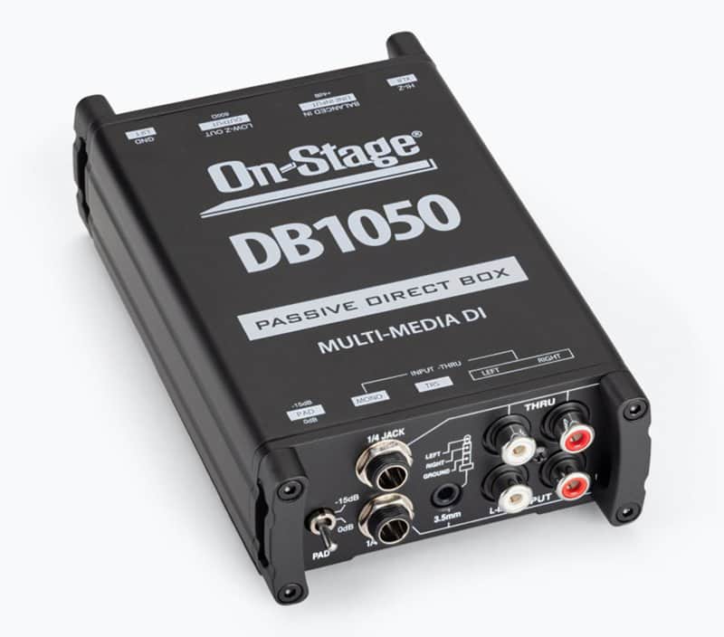 On-Stage Audio DB1050 Passive Multimedia DI Box image 1