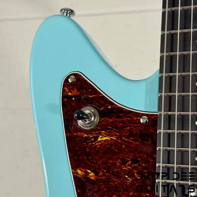 Balaguer 10th Anniversary Growler Classic Electric Guitar w/ Case - Sky Blue Gloss image 5
