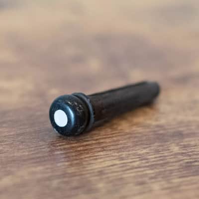 D'Addario PWPS9 Premium Grade Bridge End Pins, Ebony image 2