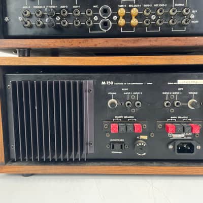 Luxman CL-350 & M-150 – Stereo Pre-Amplifier / Power Amplifier Set – Fully Recapped image 10