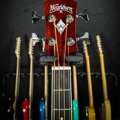 Washburn AB5K Acoustic/Electric Bass - Natural image 5