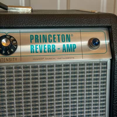 Fender '68 Custom Princeton Reverb-Amp 12-Watt 1x10" Guitar Combo - Black image 2