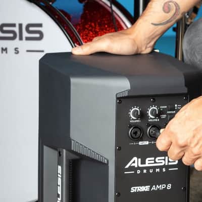 Alesis - Strike Amp 8 2000-watt Bluetooth Powered Drum Amplifier image 3