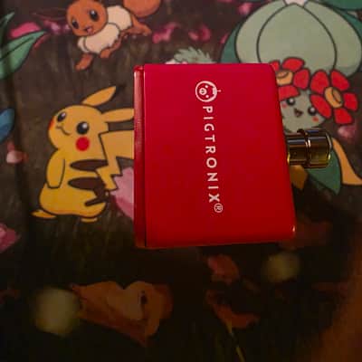 Pigtronix Octava Micro Octave Fuzz 2010s - Red image 3