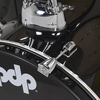PDP Center Stage 5-Piece Drum Kit with Hardware and Cymbals (Iridescent Black Sparkle) image 3