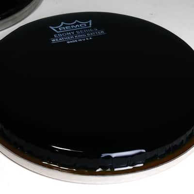 Remo 6" Ebony Series Weather King Drumhead / Lot of 2 image 2