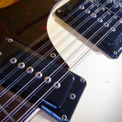 Mosrite Ventures 12 String Vintage 1966 Electric Guitar Mark XII Near Mint Pearl White with HSC image 5