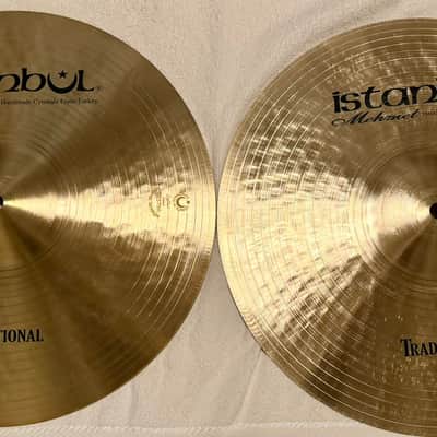 Istanbul Mehmet 14" Traditional Series Medium Hi-Hat Cymbals (Pair)- Traditional image 1