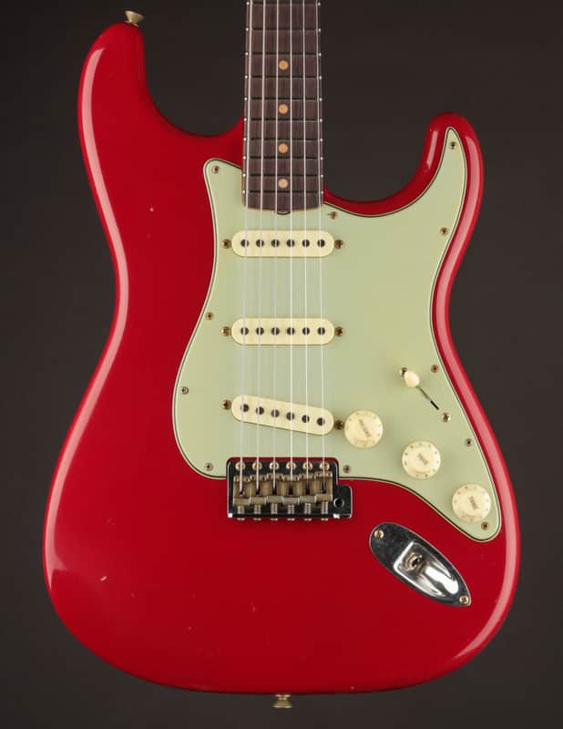 Fender Custom Shop LTD 1964 L-Series Stratocaster Aged Dakota Red/Journeyman image 1