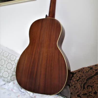 Framus Zenith Josh White 1957 skiffle jazz blues 4/4 folk large parlor guitar new set-up image 5