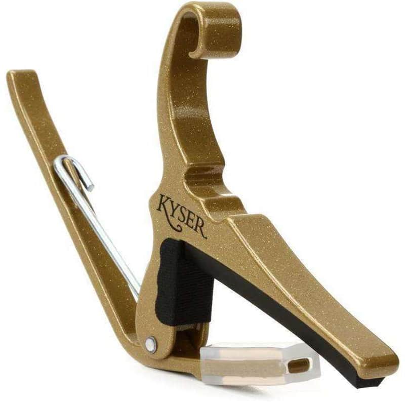 Kyser Acoustic Quick-Change Capo Lipstick Red image 1