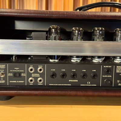 Mesa Boogie Dual Rectifier Trem-O-Verb Mid-90s - Burgundy tolex/ Gold grill image 7