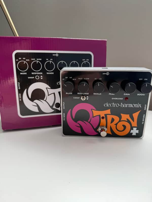 Electro-Harmonix Q-Tron Plus Envelope Filter with Effects Loop 2008 - Present - Black / Purple / Orange image 1