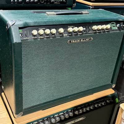 Trace Elliot C50 Speed Twin Combo 1995 - killer combo in Green & Blue Tolex all NOS & never used. image 16