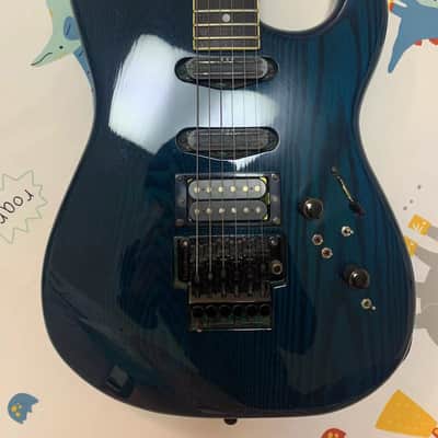 ESP mirage custom 1987 - blue image 2