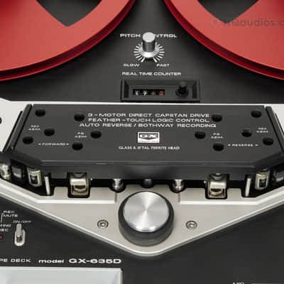 Akai GX-635D Reel-to-Reel Tape Deck - Custom Black - Professionally Restored - 1 Year Warranty image 7