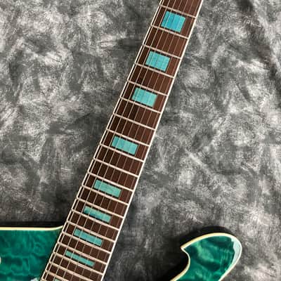 Iron Label Guitars Leonidas 7 String 2025 - Transparent Teal image 7