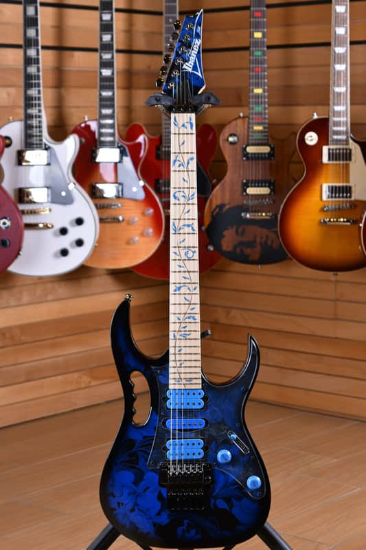 Ibanez JEM77P-BFP Steve Vai Blue Floral Pattern | Reverb