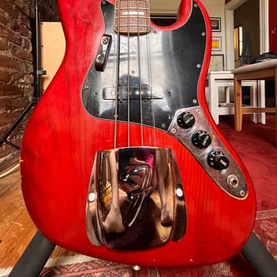 Fender Jazz Bass 1978 - Red Translucent image 2