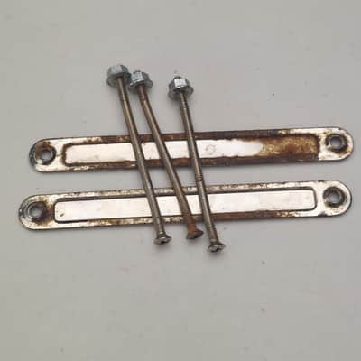 1960's Fender Amplifier Chassis Straps, 3 Screws, and Nuts (M-346) image 2