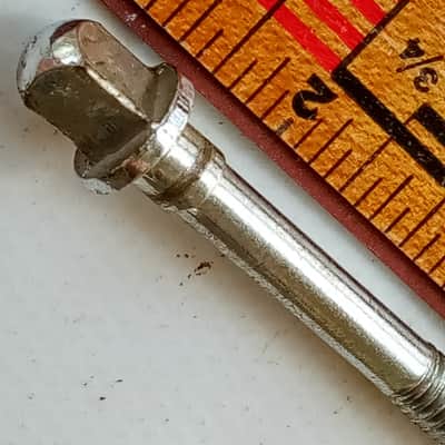 Rogers 1+2 5/16"T-Rod Snare/Tom Vintage60 Drum 12-24 Tension-Lug-Screw Cleveland image 2
