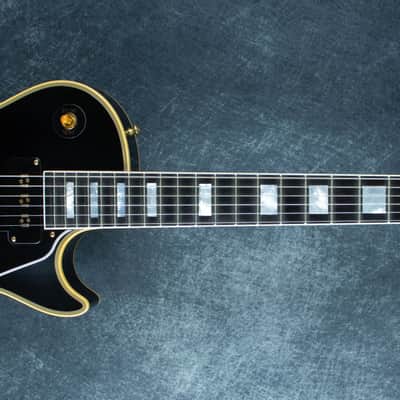 Gibson Custom M2M 1954 Les Paul Custom Reissue Carmelita Neck Lightweight Body 46115 image 2