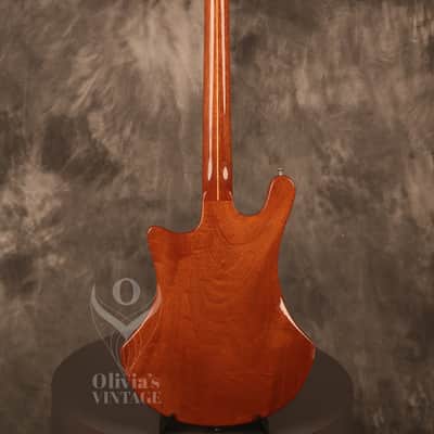 1977 Guild B 302-F FRETLESS Bass Natural Mahogany image 17