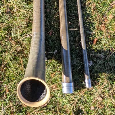 Carbon Fiber Swiss Alphorn (Alpenhorn) in F Made in USA 12 feet long, w/Bag and Mouthpiece image 6