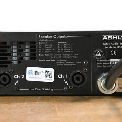 Ashly PE-1800 2-Channel Protea-Enabled 900W Power Amplifier CG012D5 imagen 5