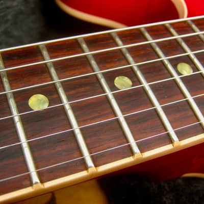 ♚ GEM !♚ 2013 Gibson ES-335 Dot Figured LEFT HANDED ♚ CHERRY 'AAA' FLAME ♚ 60's Neck *Lefty image 21