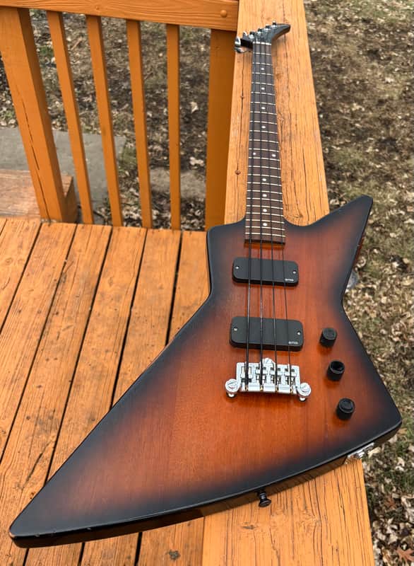 2012 Gibson Explorer Bass - Tobacco Sunburst w/ hard case image 1