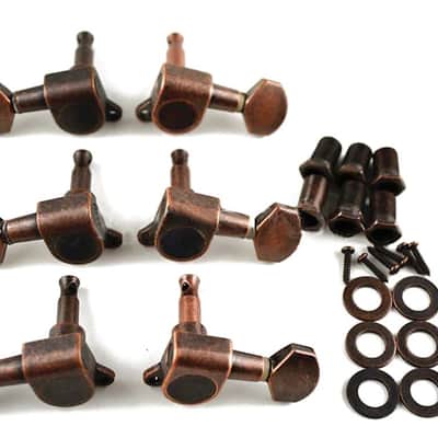 ART  Premium In-line Bronze Guitar Tuners Machine Head for electric and Acoustic Guitar Tuners image 9