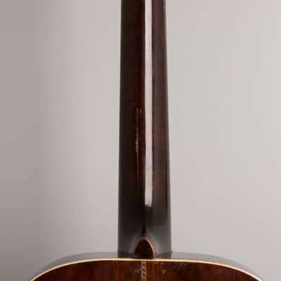 Washburn Model 5246 Solo Flat Top Acoustic Guitar, made by Gibson (1938), Period brown hard shell case. image 9