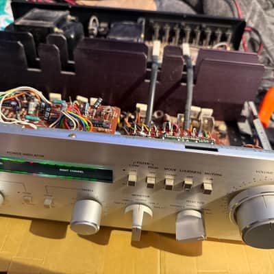 Vintage Onkyo A-7070 Stereo Integrated Amplifier Silver Japan 2Ch great working image 12