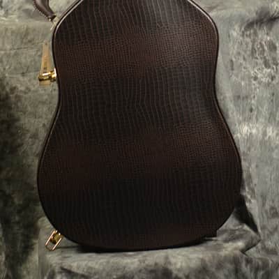 Martin 345 D-14 Hardshell Dreadnought Case Deep 2 Tone Brown Gator Skin w FAST Shipping image 4