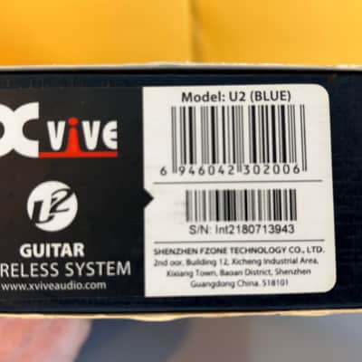 Xvive U2 Wireless Guitar System 2010s - Blue image 7