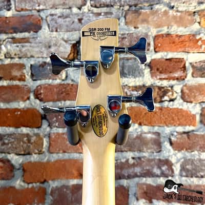 Ibanez GSR200FM Gio Soundgear 4-String Electric Bass (2000s - Transparent Blueburst) image 6