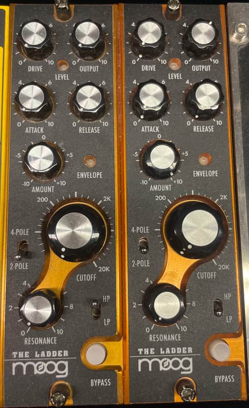 2 x Moog The Ladder 500 Series Filter Module 2010s - Black image 1