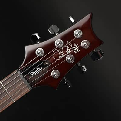 PRS SE Studio in Orange Tiger Smokeburst with Gig Bag #H013805 image 7