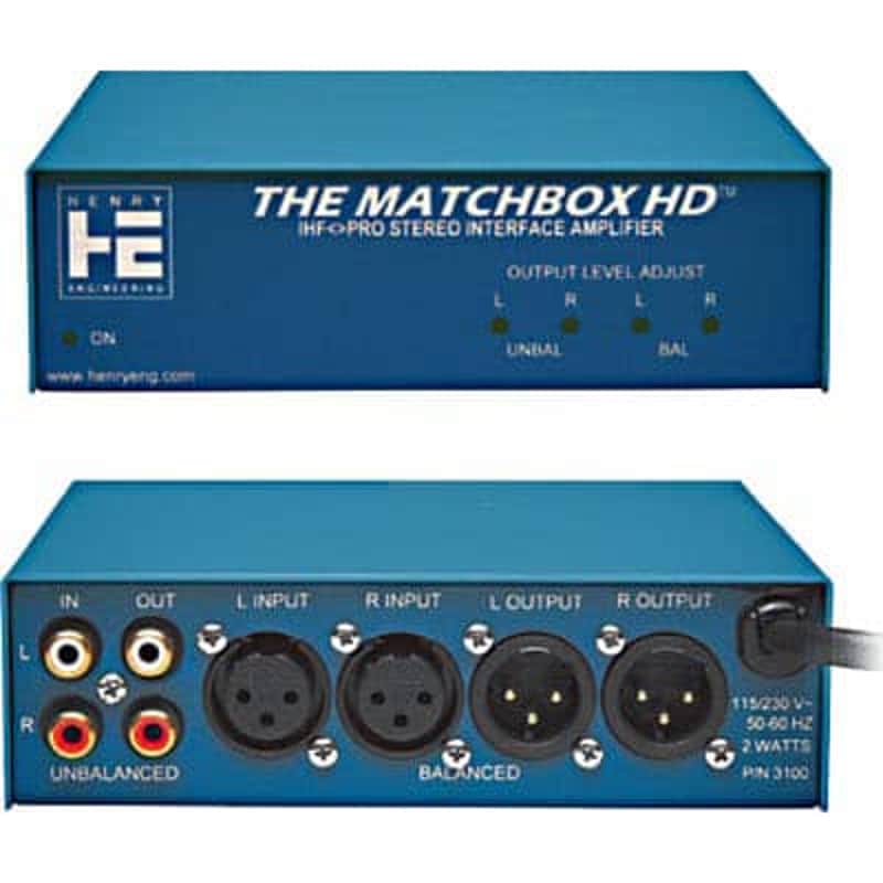 Henry Engineering (MB) Matchbox HD Stereo Level Matching Interface/Amplifier image 1