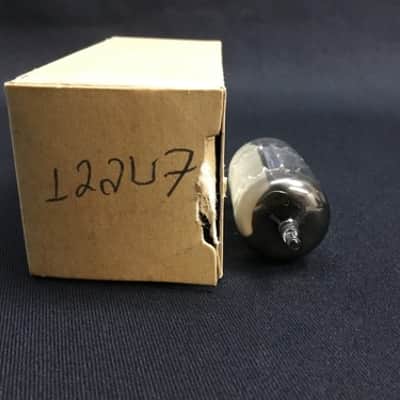 NOS GE 12AU7 JG Long Plates D Getter AUDIO AMP VACUUM TUBE Tested USA A.2056-D image 4