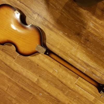 Crestwood Beatle Bass Hofner Clone Vintage Japan image 5