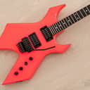 1993 B.C. Rich NJ Series II Warlock Fluorescent Pink w/ Floyd Rose, Nagoya Japan