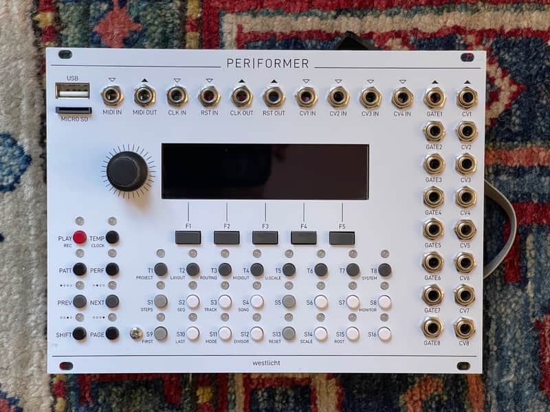 Westlicht Performer Eurorack Sequencer - White image 1